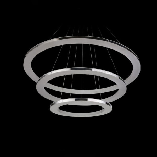 Modern Simple Pendant Light Acrylic LED Circle Pendant Light 3 Tiers Energy Saving - Image 5