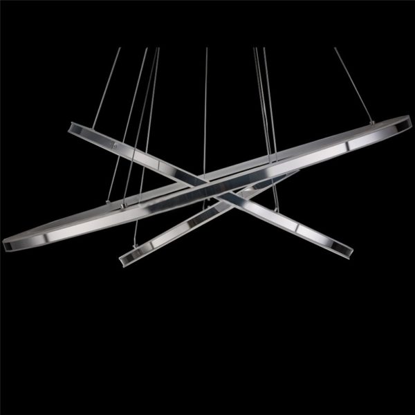 Modern Simple Pendant Light Acrylic LED Circle Pendant Light 3 Tiers Energy Saving - Image 3