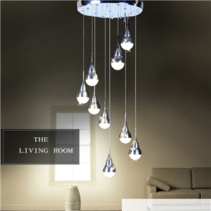 Modern Simple Acrylic LED Pendant Light 9-light Ceiling Lights Energy Saving