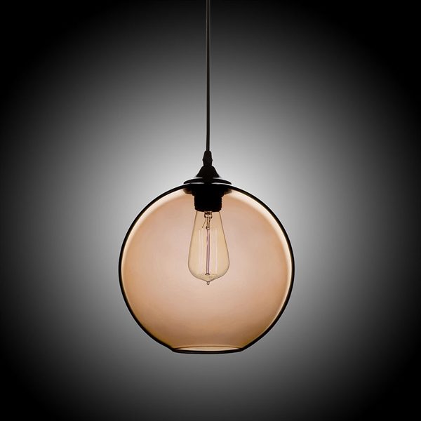 Ceiling Lights Modern Minimalist Glass Pendant Light Globe with 1 Light Dining Room Living Room Bedroom Lighting (Color of Love) - Image 8