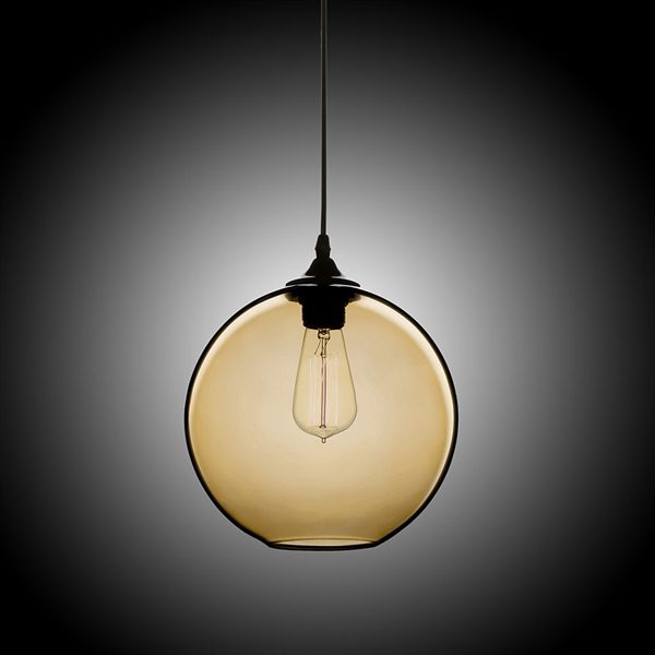Ceiling Lights Modern Minimalist Glass Pendant Light Globe with 1 Light Dining Room Living Room Bedroom Lighting (Color of Love) - Image 9