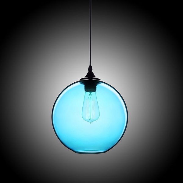 Ceiling Lights Modern Minimalist Glass Pendant Light Globe with 1 Light Dining Room Living Room Bedroom Lighting (Color of Love) - Image 13