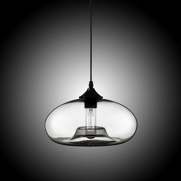 Modern Glass Pendant Light Hand Blown Colorful Bell Shaded with 1 Light Dining Room Living Room Bedroom Ceiling Lights(Color of Love) - Image 3