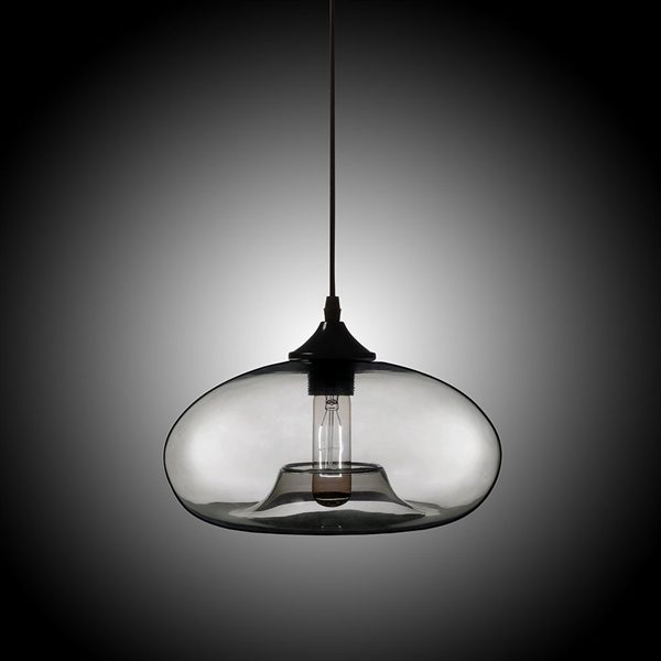 Modern Glass Pendant Light Hand Blown Colorful Bell Shaded with 1 Light Dining Room Living Room Bedroom Ceiling Lights(Color of Love) - Image 4