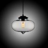 Modern Transparent Glass Pendant Light Hand Blown Colorful Bell Shaded with 1 Light Dining Room Living Room Bedroom Ceiling Lights - Image 10