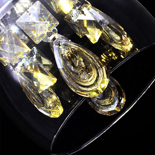 Crystal LED Mini Pendant Three Light Energy Saving - Image 2