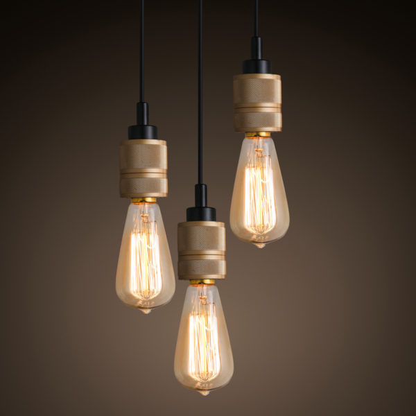 Retro Pendant Light One Edison Industrial Bulb Style Ceiling Pendant Light - Image 5