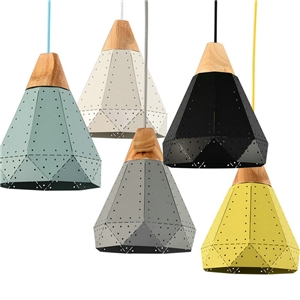 Nordic Simple Pendant Light Creative Dining Room Aisle Staircase Lights Iron Craft Single Light