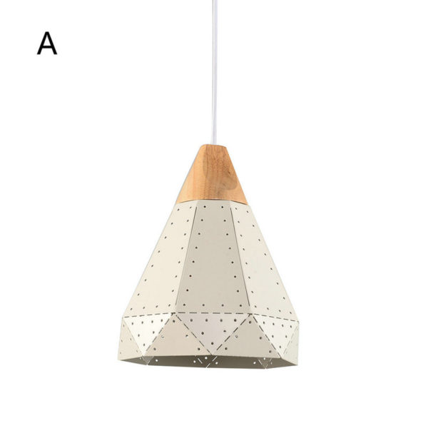 Nordic Simple Pendant Light Creative Dining Room Aisle Staircase Lights Iron Craft Single Light - Image 8