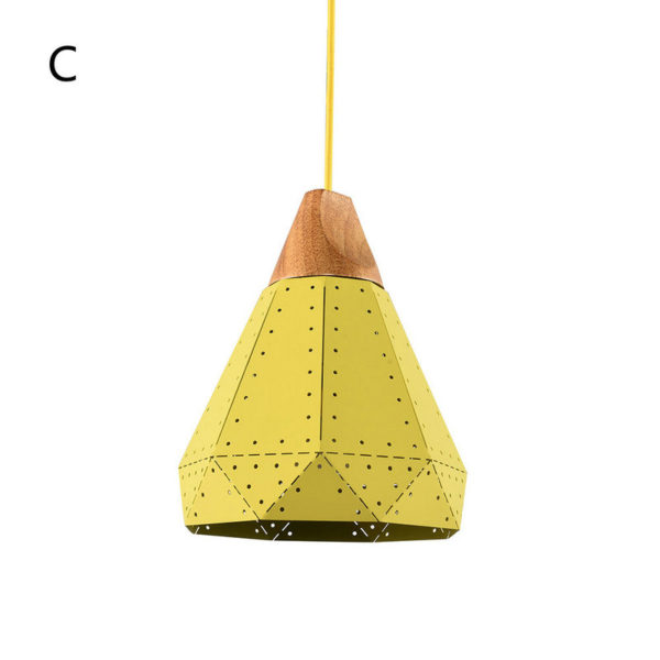 Nordic Simple Pendant Light Creative Dining Room Aisle Staircase Lights Iron Craft Single Light - Image 3