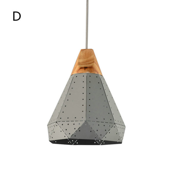 Nordic Simple Pendant Light Creative Dining Room Aisle Staircase Lights Iron Craft Single Light - Image 4