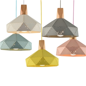 Nordic Simple Pendant Light Creative Dining Room Aisle Staircase Lights Iron Craft Single Light
