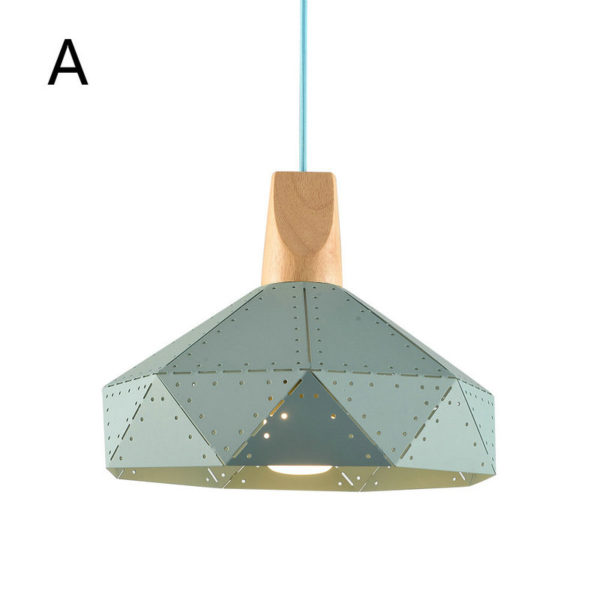Nordic Simple Pendant Light Creative Dining Room Aisle Staircase Lights Iron Craft Single Light - Image 8