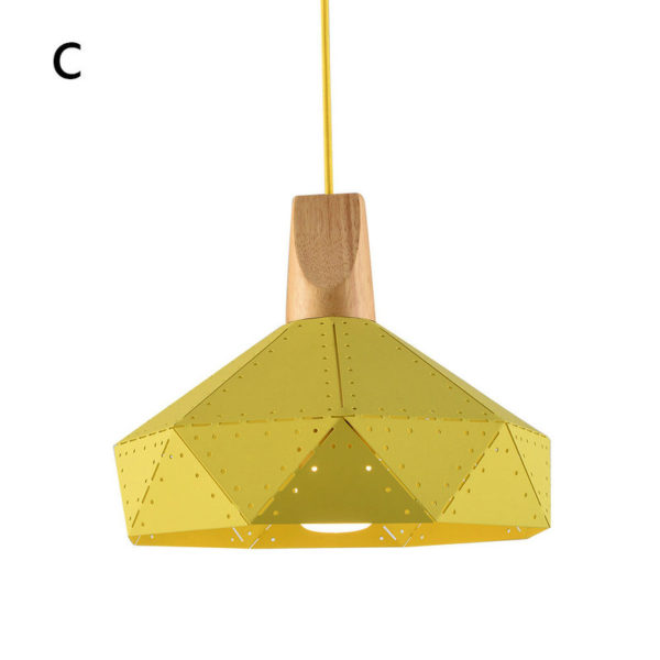 Nordic Simple Pendant Light Creative Dining Room Aisle Staircase Lights Iron Craft Single Light - Image 3