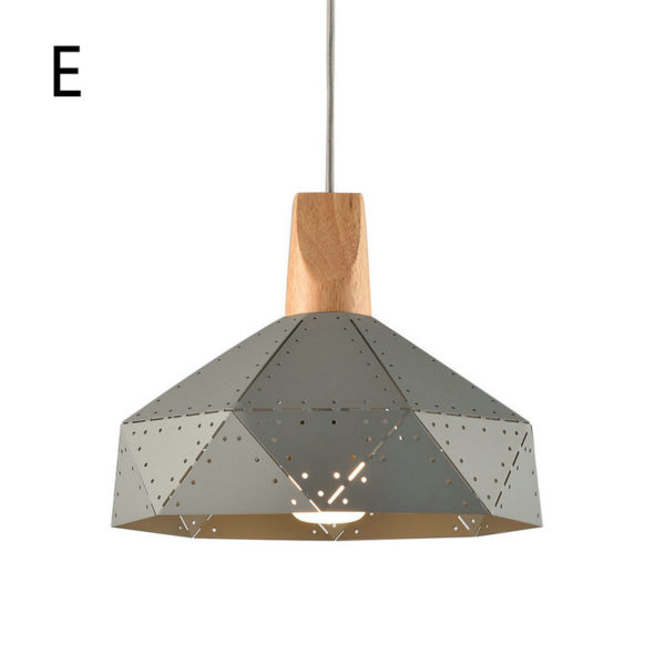 Nordic Simple Pendant Light Creative Dining Room Aisle Staircase Lights Iron Craft Single Light - Image 5