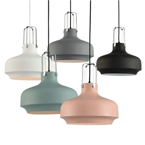 Nordic Simple Pendant Light Macaron Shaped Creative Dining Room Study Room Bedroom light Iron Craft Single Light