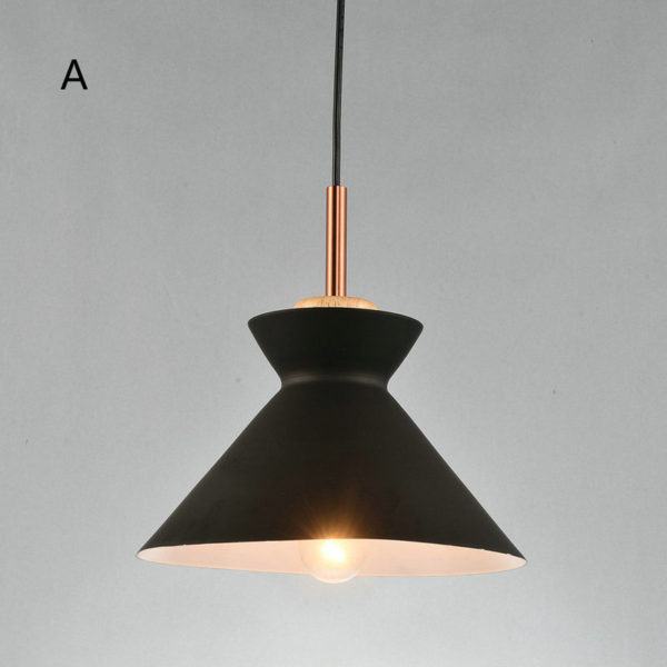 Nordic Simple Pendant Light Creative Dining Room Study Room Bedroom light Single Light Black and White - Image 8