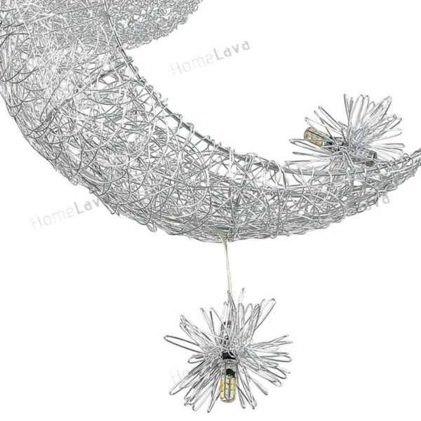 Moon Star Ceiling Light hanging lights for bedroom Kids Room with 5 Lights - Image 4