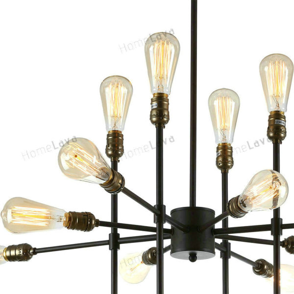 Ceiling Lights Loft Pendant Lights Industrial Light Rustic Lodge Vintage Retro Country Living Room Dining Room Lighting Ideas Entry Game(Dripping Stars) - Image 8