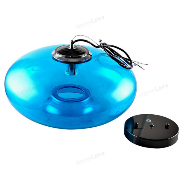 Glass Pendant Lights Modern Contemporary Blue Glass Ceiling Light Fixture Dining Room Living Room Bedroom Lighting - Image 10