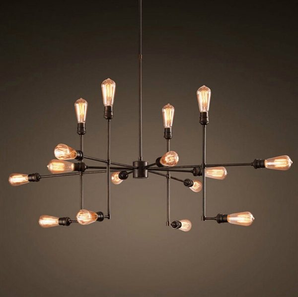 Ceiling Lights Loft Pendant Lights Industrial Light Rustic Lodge Vintage Retro Country Living Room Dining Room Lighting Ideas Entry Game(Dripping Stars) - Image 10