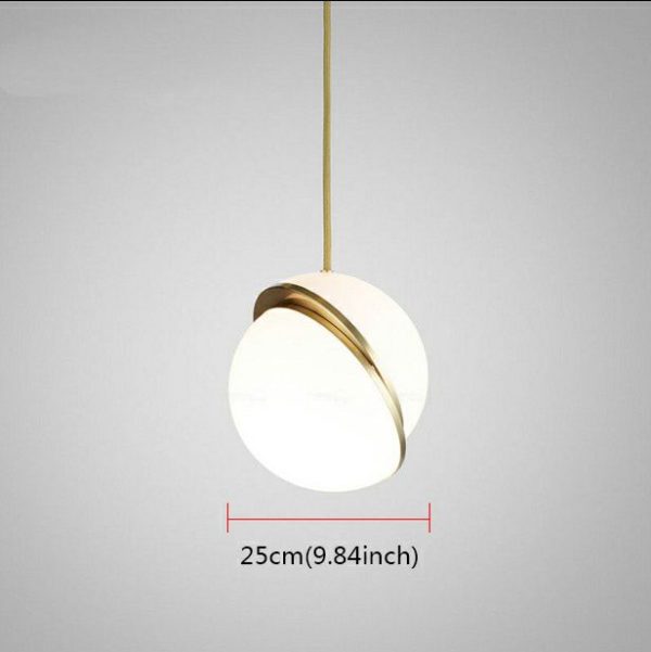Nordic Postmodern Simple Lighting Study Room Bedroom Dining Room Decorative Acrylic Pendant Light - Image 5