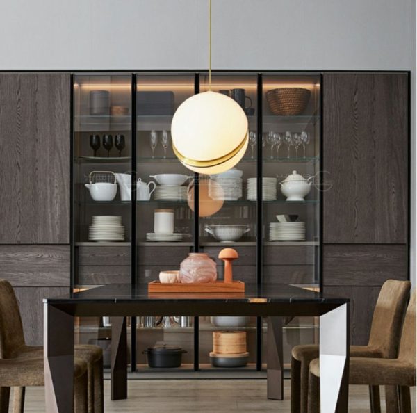 Nordic Postmodern Simple Lighting Study Room Bedroom Dining Room Decorative Acrylic Pendant Light - Image 2