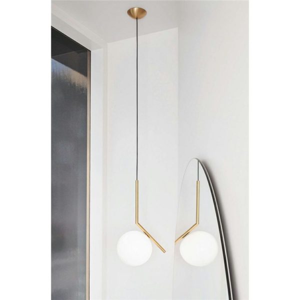 Nordic Postmodern Simple Lighting Living Room Bedroom Cafe Pendant Light Single Light - Image 9