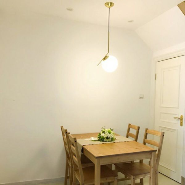 Nordic Postmodern Simple Lighting Living Room Bedroom Cafe Pendant Light Single Light - Image 5