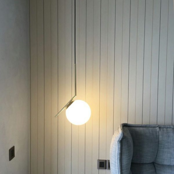 Nordic Postmodern Simple Lighting Living Room Bedroom Cafe Pendant Light Single Light - Image 6