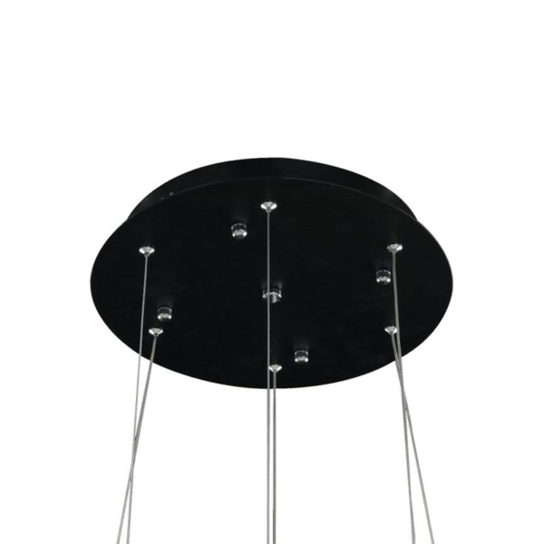 Nordic Modern LED Light Black Round Restaurant Bar Simple Creative Pendant Light 2 Lights - Image 4