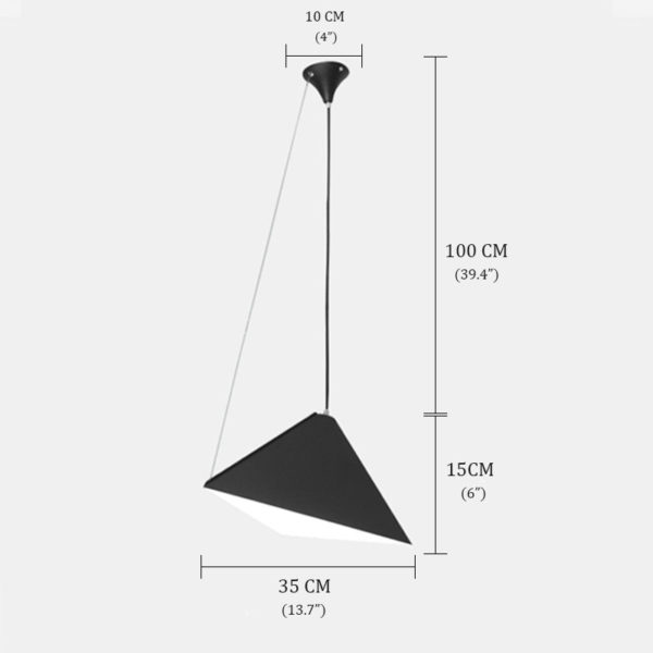Nordic Creative Iron Craft Pendant Light Bedroom Dining Room Lighting Single Light 2 Options - Image 2