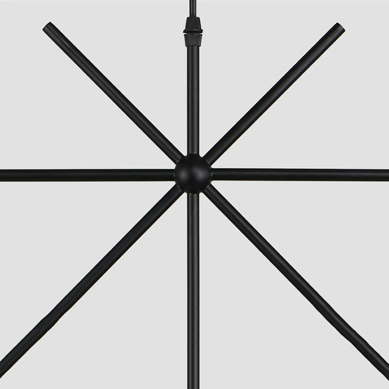 Nordic Retro Geometric Iron Craft Pendant Light Cafe Restaurant Bar Lighting Single Light - Image 3