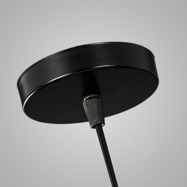 Nordic Retro Iron Craft Pendant Light Cafe Dining Room Bedroom Lighting 2 Lights - Image 5