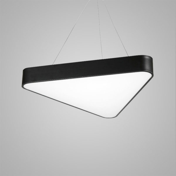 Nordic Modern LED Pendant Light Black Triangle Bedroom Living Room Kitchen Lighting - Image 7