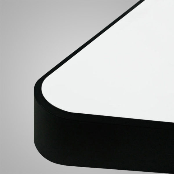 Nordic Modern LED Pendant Light Black Triangle Bedroom Living Room Kitchen Lighting - Image 4