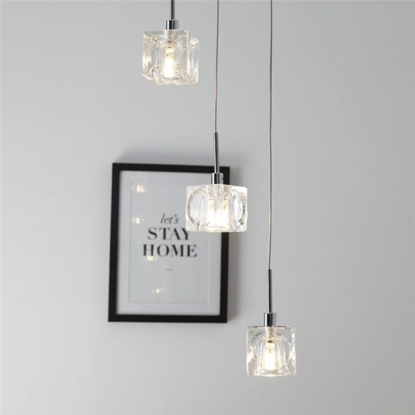 Nordic Modern LED Pendant Light Living Room Dining Room Bar Light 3 Lights - Image 7