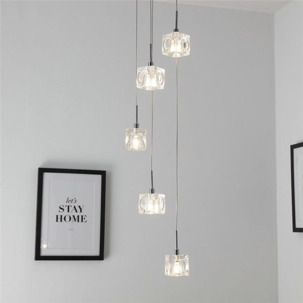 Nordic Modern LED Pendant Light Living Room Dining Room Bar Light 5 Lights - Image 7