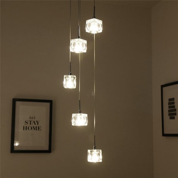 Nordic Modern LED Pendant Light Living Room Dining Room Bar Light 5 Lights - Image 9