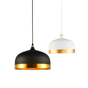 Nordic Simple Pendant Light Creative Dining Room Study Room Bedroom light Single Light Black and White