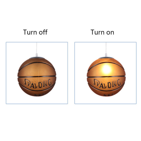 Modern Simple Basketball Pendant Light Dining Room Kids Room Bedroom Light - Image 6