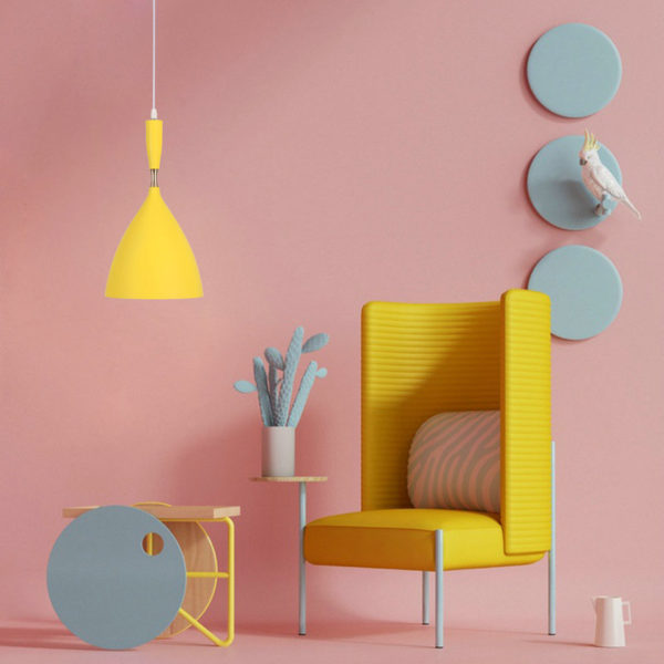 Contemporary Simple Pendant Light Special Stoving Varnish Pendant Light Bedroom Living Room Light - Image 5