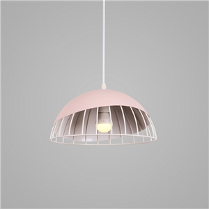 Contemporary Simple Pendant Light Dome Stoving Varnish Pendant Light Bedroom Living Room Light