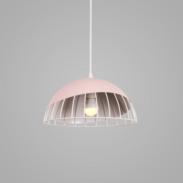 Contemporary Simple Pendant Light Dome Stoving Varnish Pendant Light Bedroom Living Room Light - Image 7
