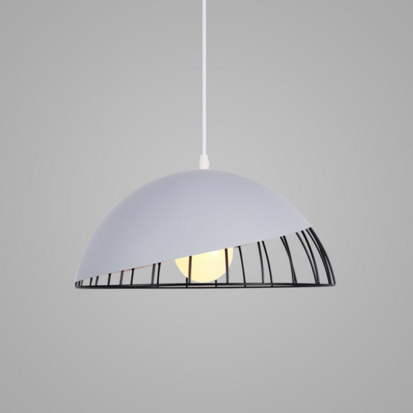 Contemporary Simple Pendant Light Dome Stoving Varnish Pendant Light Bedroom Living Room Light - Image 8