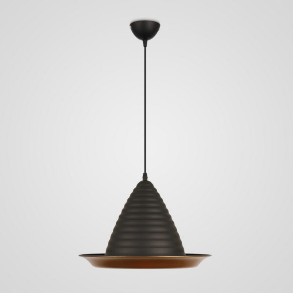 Contemporary Simple Pendant Light Lapel Cuspidal Hat Stoving Varnish Pendant Light Bedroom Living Room Light - Image 4