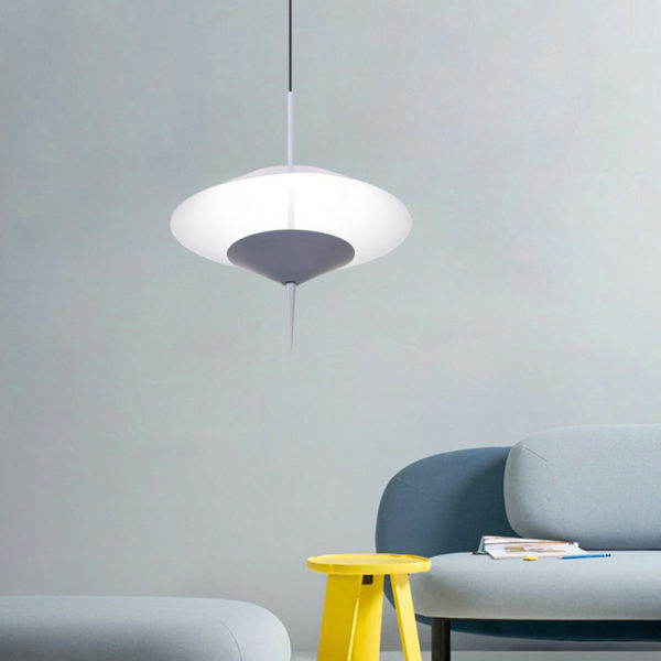 Contemproary Simple LED Pendant Light Umbrella Shape Stoving Varnish LED Pendant Light Bedroom Living Room Ligh - Image 3