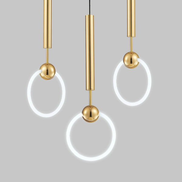 Nordic Creative Lighting Single Glass Knocker Pendant Light Bedroom Living Room Light - Image 8