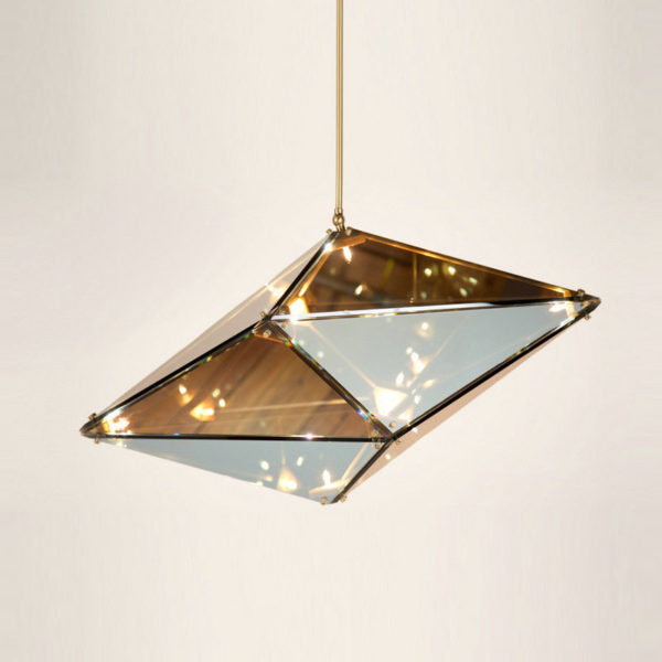 Contemporary Simple Pendant Light Irregular Geometry Shape Pendant Light Bedroom Living Room Light Horizontal/Vertical Type - Image 7