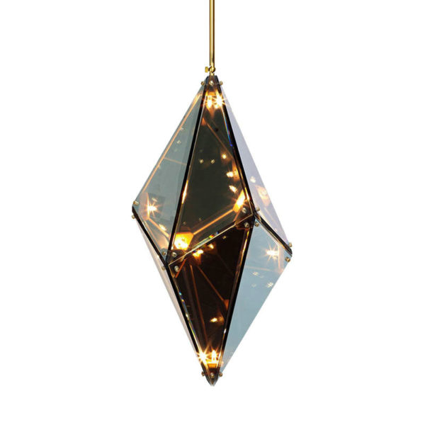 Contemporary Simple Pendant Light Irregular Geometry Shape Pendant Light Bedroom Living Room Light Horizontal/Vertical Type - Image 4
